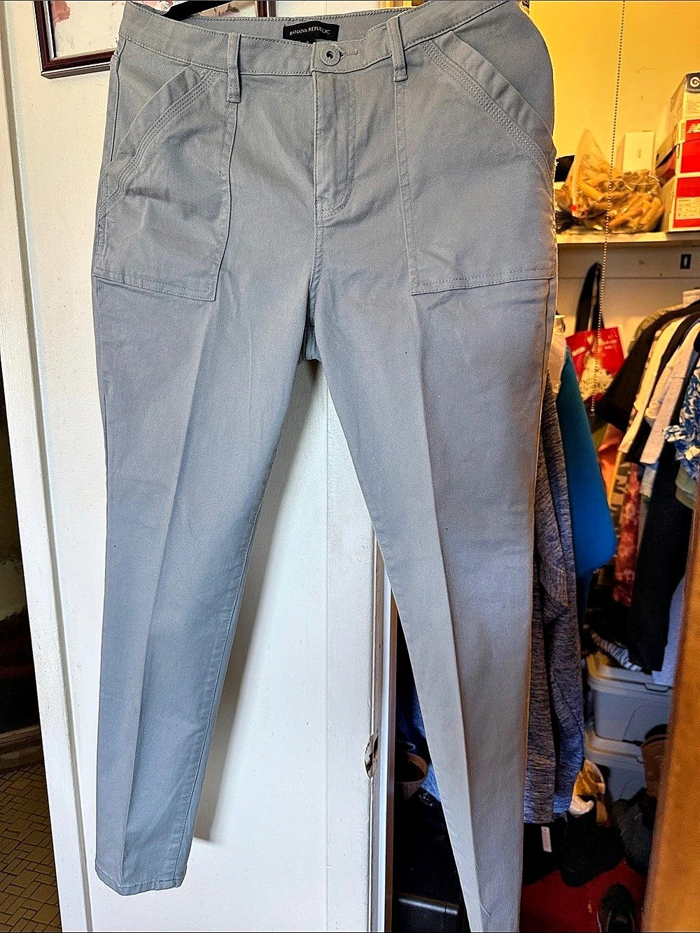 Banana Republic Gray Skinny Pants